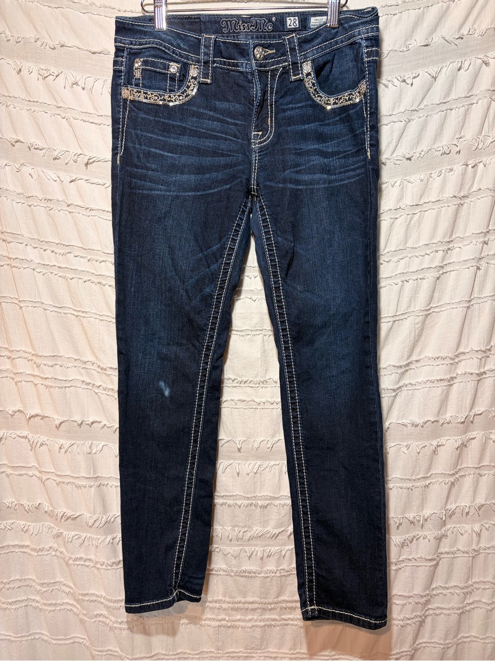 Miss Me Hailey ankle skinny, low rise jeans